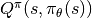 Q^\pi(s, \pi_\theta(s))