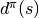 d^\pi(s)