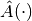 \hat{A}(\cdot)