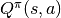 Q^\pi(s, a)
